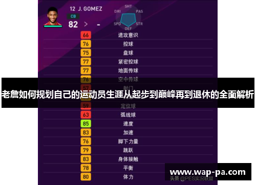 老詹如何规划自己的运动员生涯从起步到巅峰再到退休的全面解析